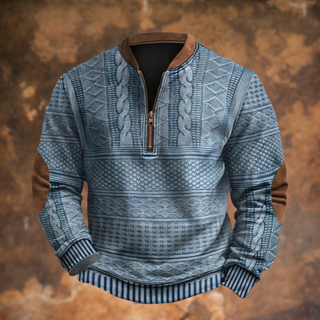 Jonas | Komfortabel Zippertrui med Moderne Look