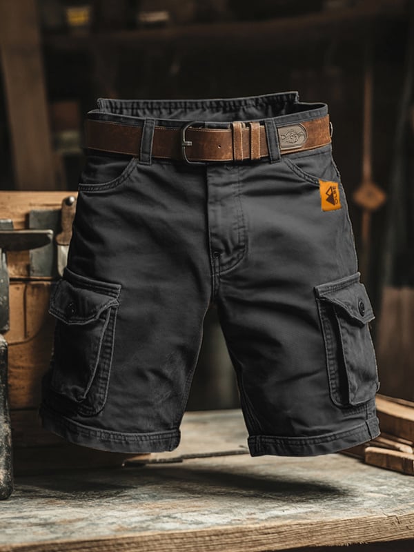 Ralph | Retro cargo-shorts med flere lommer