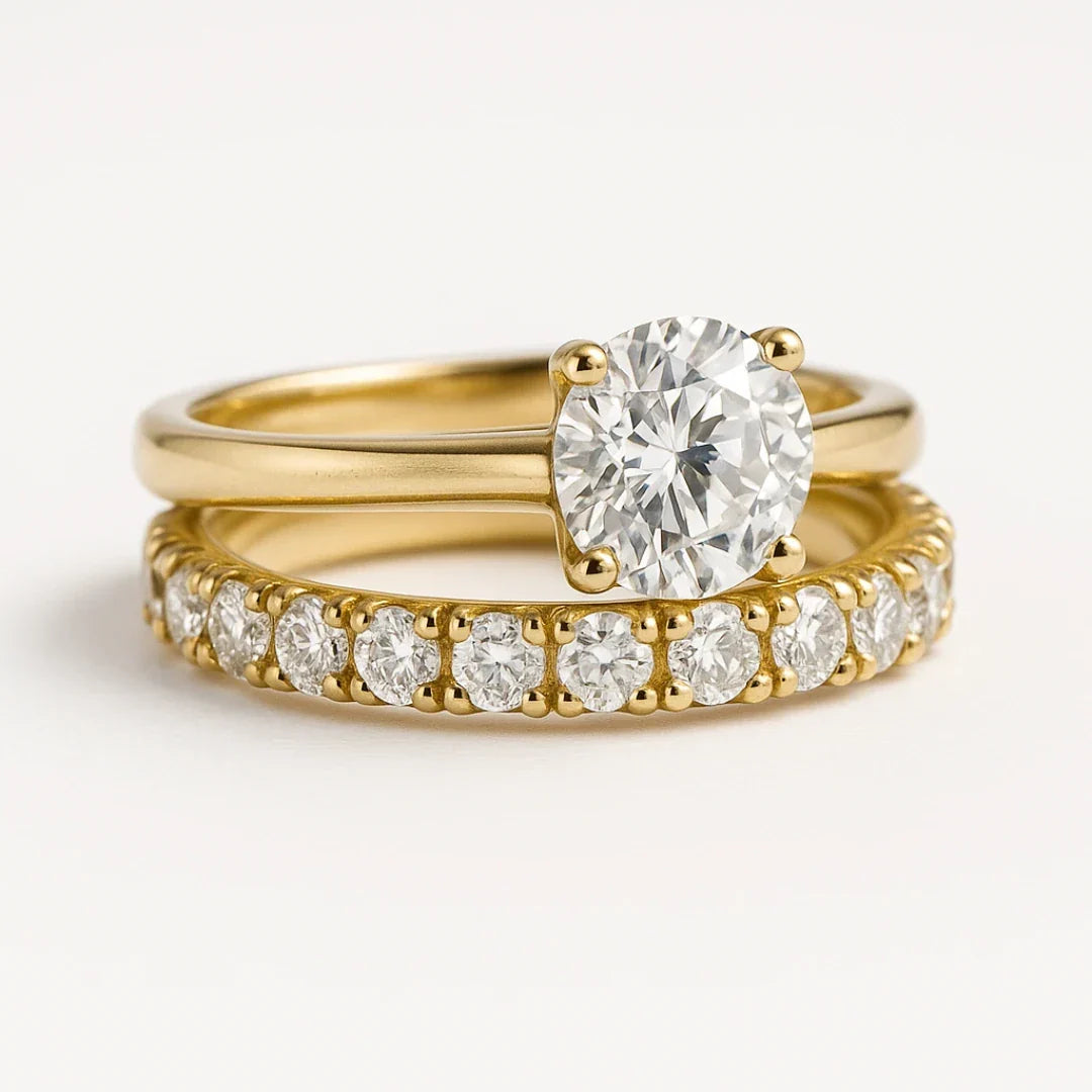 Vilma – gullfarget ringsett