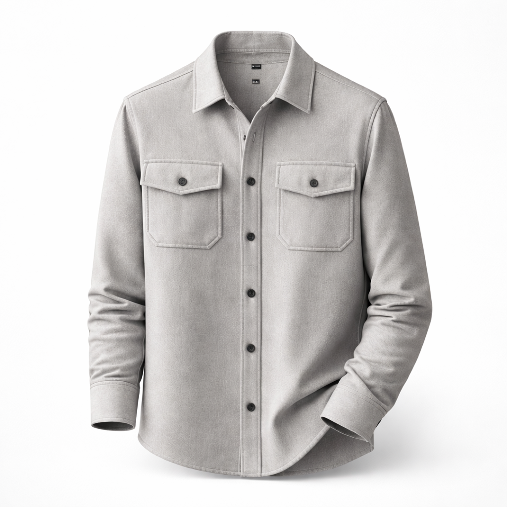 FRIEDRICH | Klassisches Herren-Overshirt mit Knöpfen