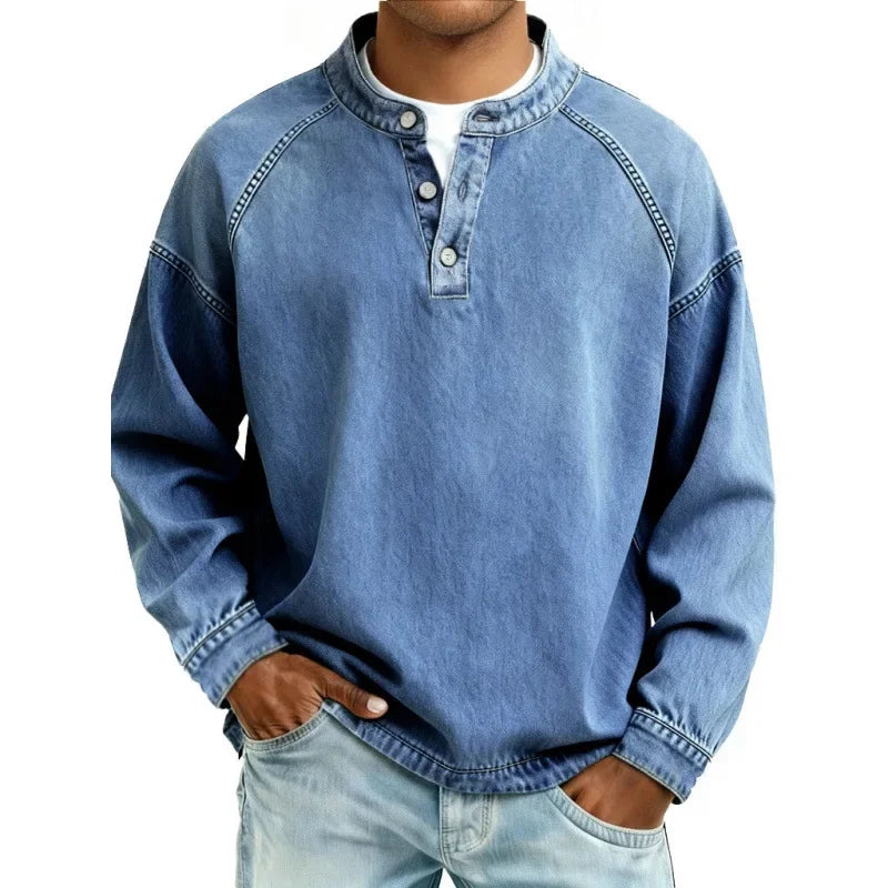 Stanley | Vintage Henley-genser